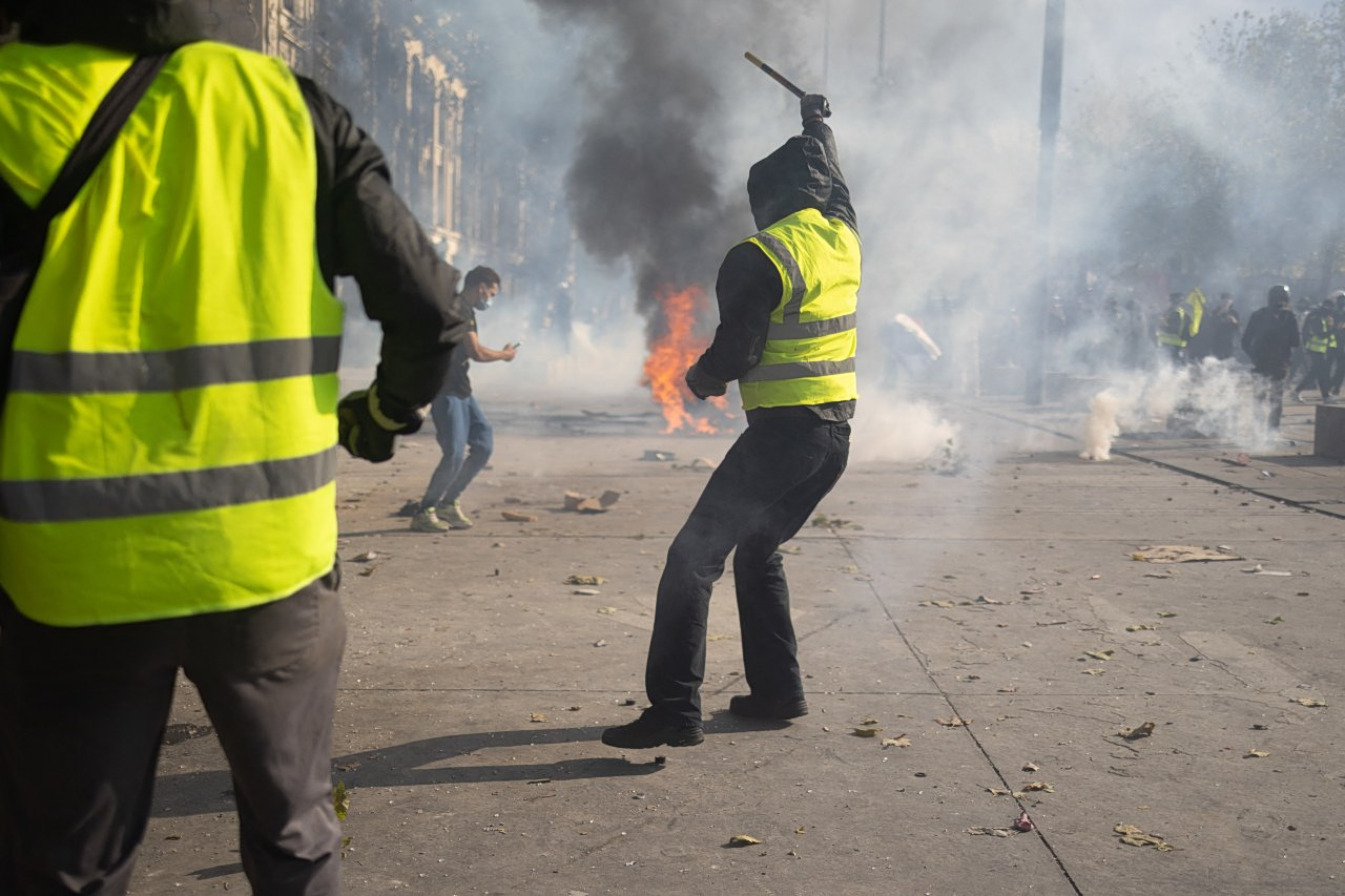 The Yellow Vests Are Back on the Streets of France in Test for Government
