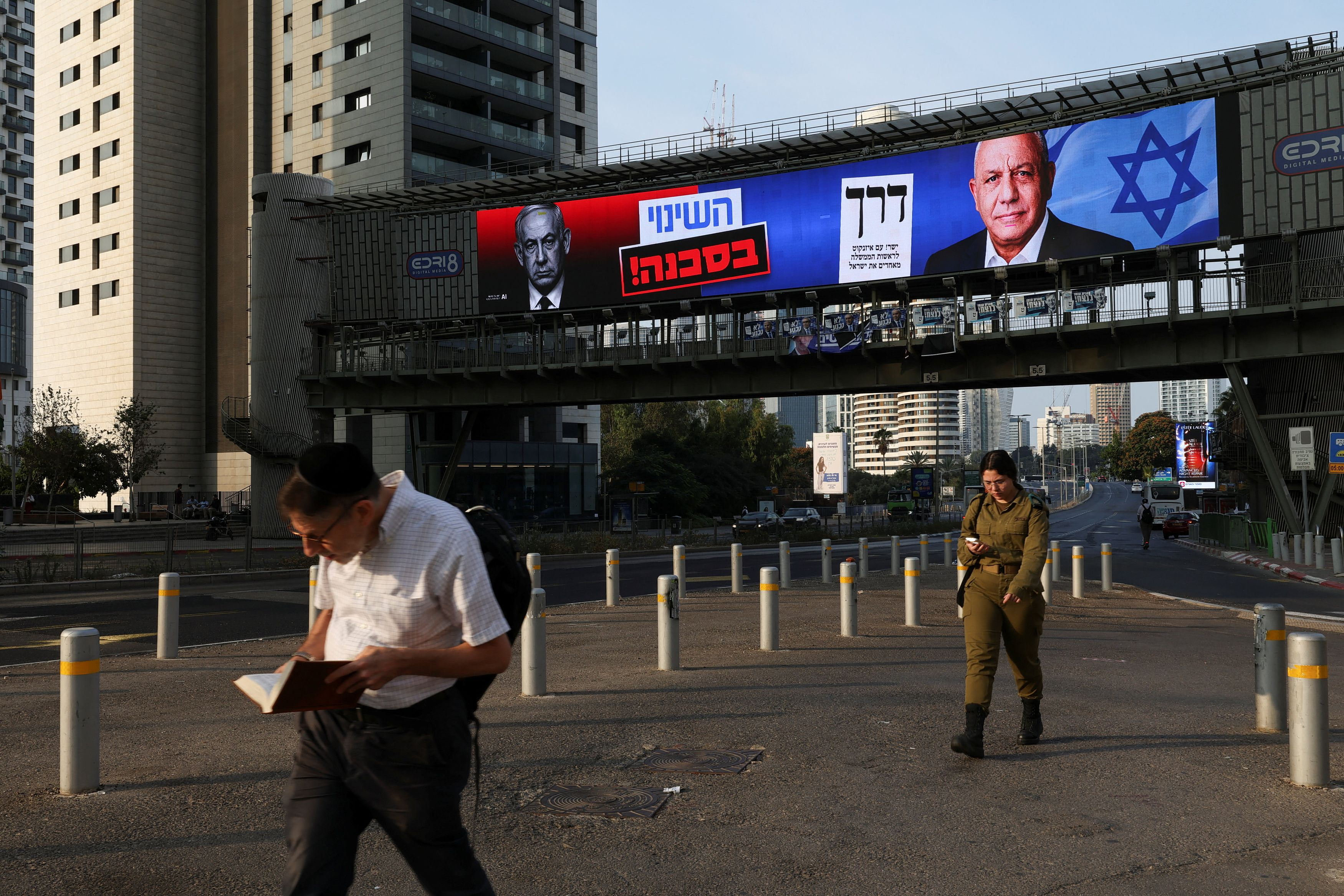 Netanyahu and His Main Opponent Disagree on Many Things—but Not Israel’s Security