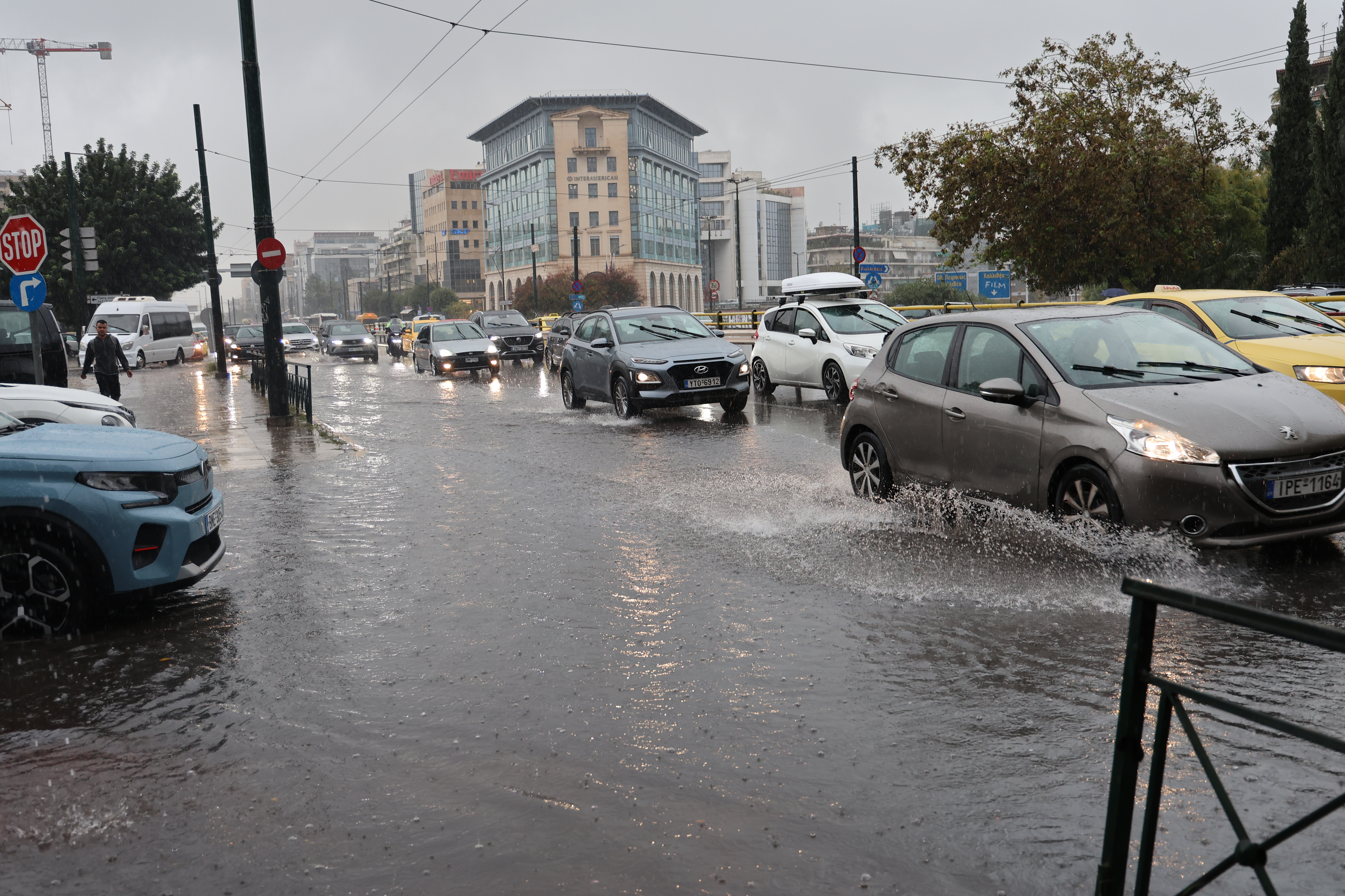 Heavy Rainfall Hits Attica as Several Areas Record Over 90 mm