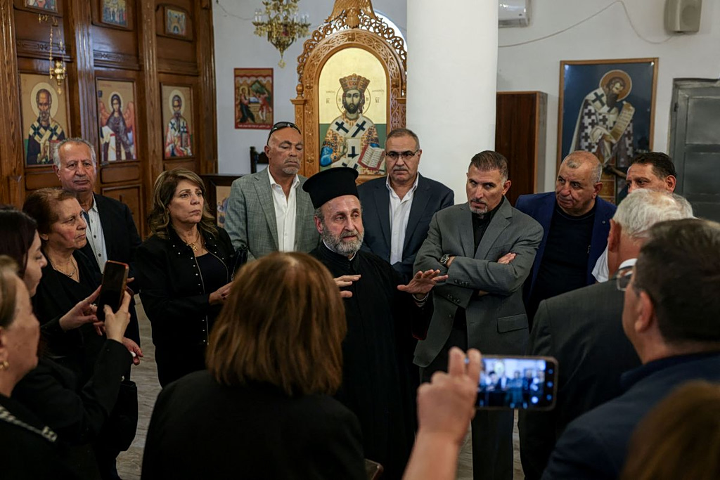 Queen Rania Comforts Families of Jordan Church Attack Victims