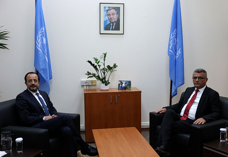 Christodoulides Brings Three Proposals To Talks With Erhurman