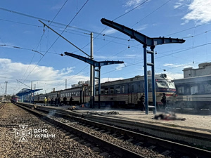 Russian Drone Strike Kills 14 On Dnipro Rail Platform