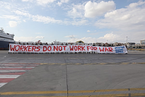 Ferries Halt in Greece as Dockworkers Stage Global Antiwar Strike